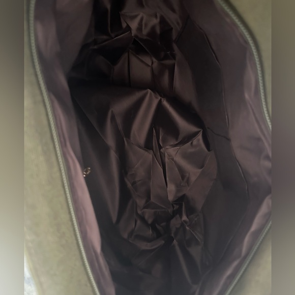 Women’s Vintage Inspired Army Green Canvas Cat Print Messenger Bag - Picture 7 of 12